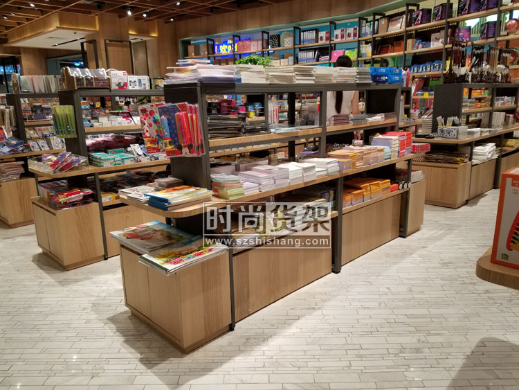 書(shū)店貨架_雙面展示架