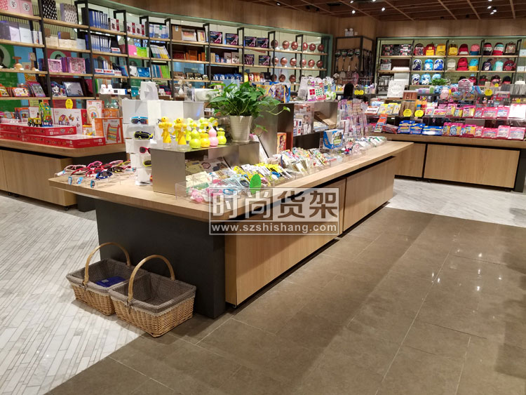 書(shū)店貨架_堆頭展示架