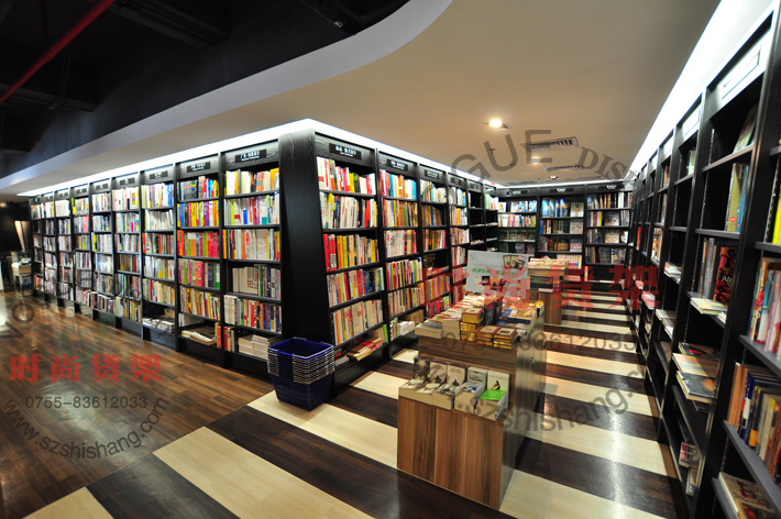文具店貨架_靠墻書(shū)架